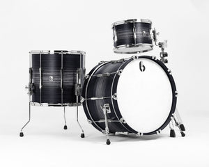 British Drum Co. LON-22-CBUS-CK Lounge Series Club 22 Kit - Carnaby Knight (13", 16", 22")