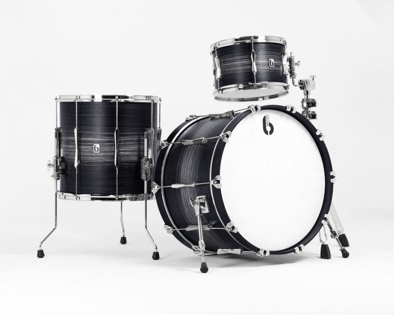 British Drum Co. LON-22-CBUS-CK Lounge Series Club 22 Kit - Carnaby Knight (13", 16", 22")