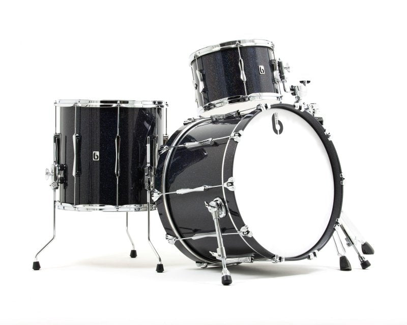 British Drum Co. LON-22-CBUS-RG Lounge Series US Club 22 Kit - Ravenglass (13", 16", 22")