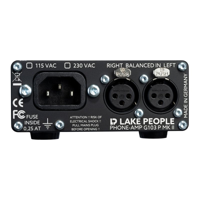 Lake People LP-G103-P-MKII XLR-Stereo Headpone Amplifier for recording and livesound