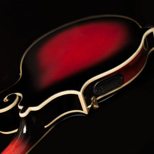 Washburn M3SWETWRK-D-U M3SWE Americana Series F-Style Mandolin with Electronics - Trans Wine Red