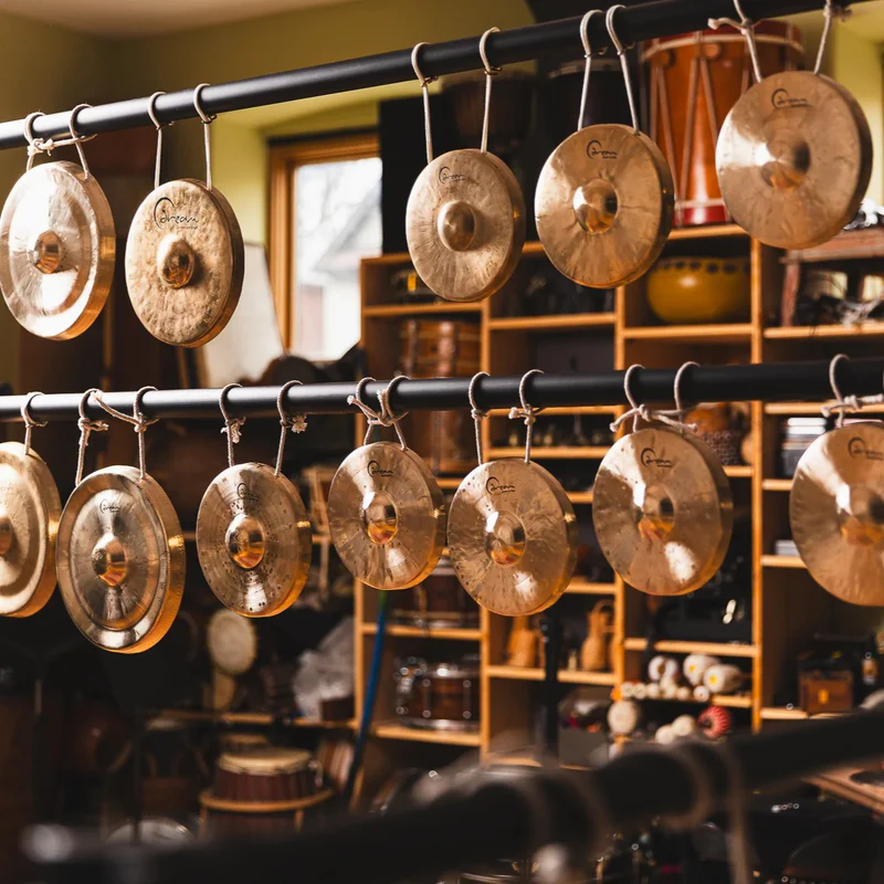Dream Cymbals and Gongs Dream Cymbals MBAOOCTC2 Machine Faced BAO Gong - C2-C3 Chromatic Octave Set