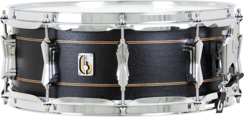 British Drum Co. MER-14-55-SN Merlin Series Maple and Birch Snare. 5 - 5" x 14"