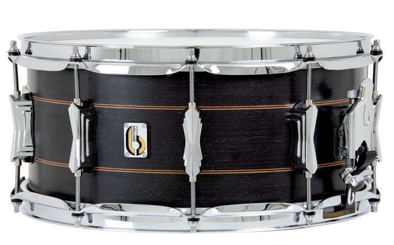 British Drum Co. MER-14-65-SN Merlin Series Maple and Birch Snare. 6 - 5" x 14"