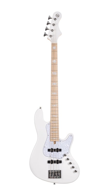 Cort Guitars Cort NJS4WHT Elrick NJS 4 Bass Guitar - White