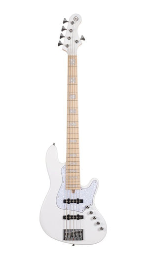 Cort Guitars Cort NJS5WHT Elrick NJS-5 (5-String) Bass Guitar - White