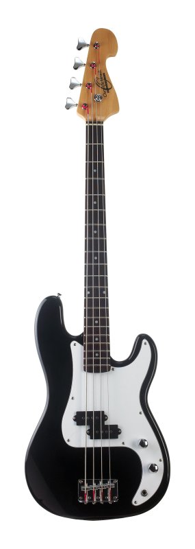 Oscar Schmidt OB25B-A 3/4 Size Bass Guitar - Black