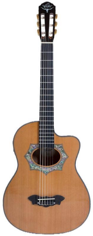 Oscar Schmidt OH30SCE Acoustic Electric Requinto w/Bag - Natural