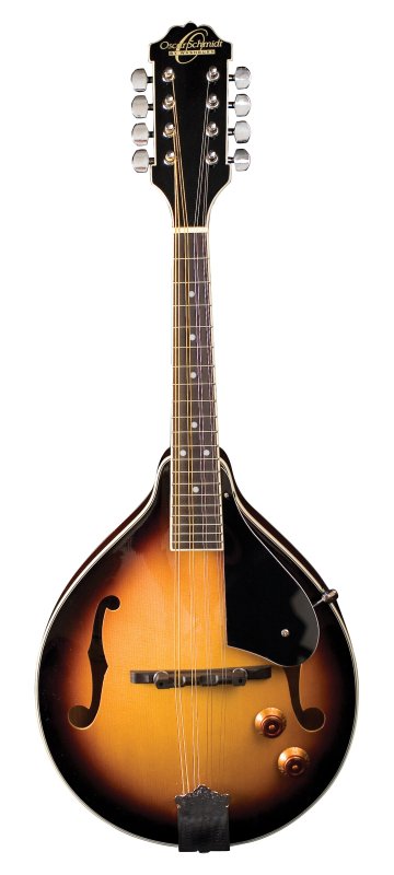 Oscar Schmidt OM10ETS-A-U OM10ETS-O Bluegrass Mandolin W/Pre Amp - Tobacco Sunburst