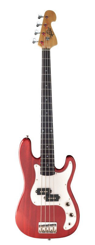 Oscar Schmidt OSB-400C-TR-A Electric Bass - Trans Red