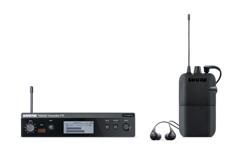 Shure P3TR112GR-G20 PSM-300 Wireless In-Ear Monitoring Set With SE112 Earphones - G20 Band