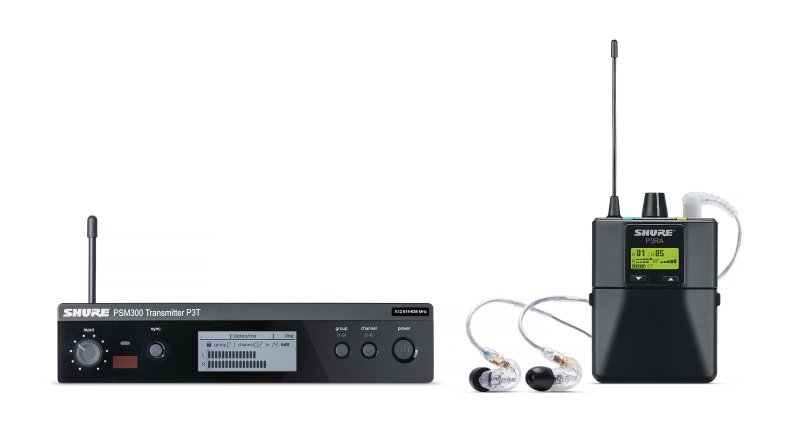 Shure P3TRA215CL-G20 Wireless Personal Monitor System Set - G20 Band