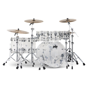 PDP PDCA2216CL Concept Acrylic 6-Piece Kit Clear with Chrome Hardware - Silver
