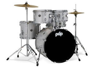 PDP PDCE2015KTDW Center Stage - Diamond White Sparkle Drum Set