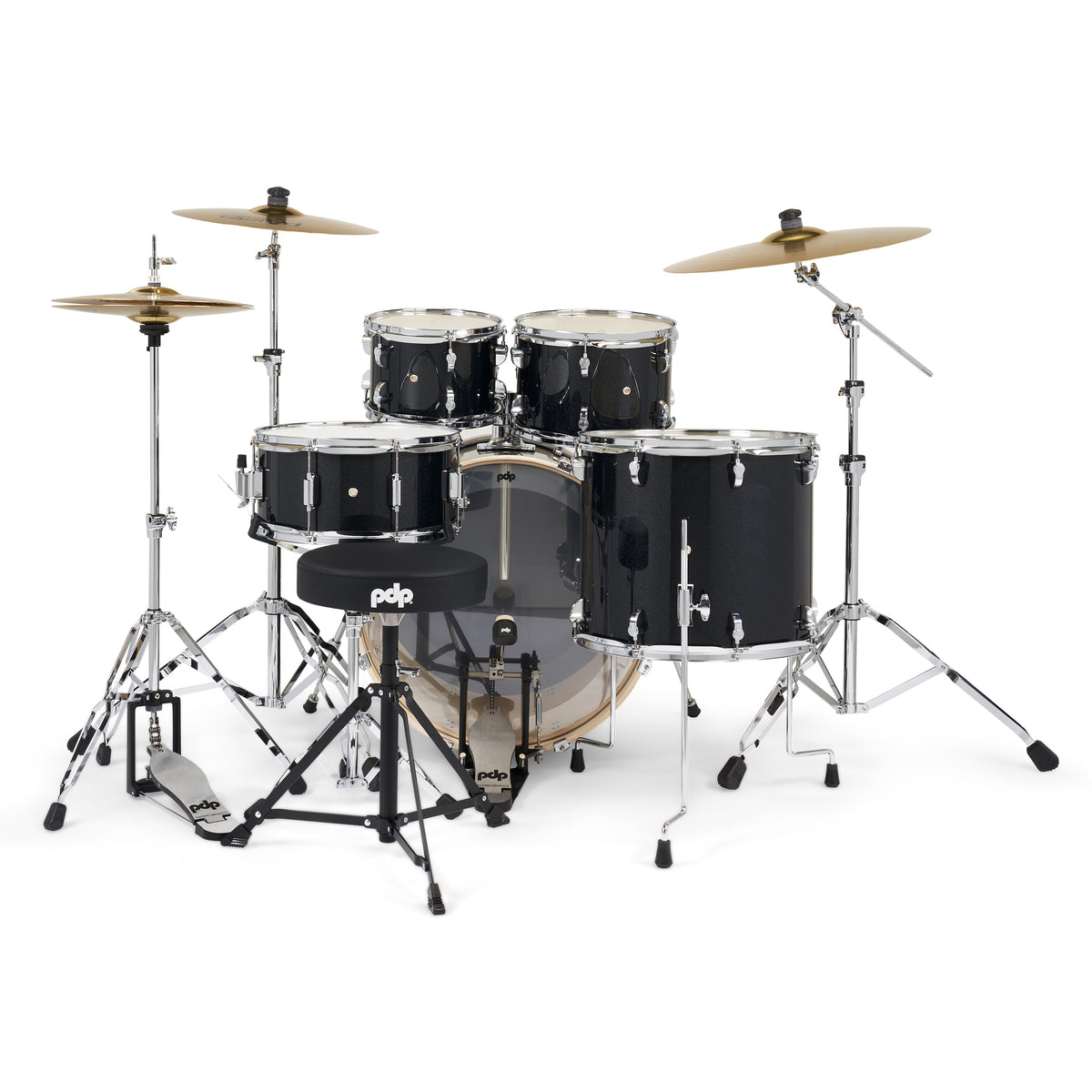 PDP PDMA2215KTBS Mainstage 5-Piece Complete Drum Kit