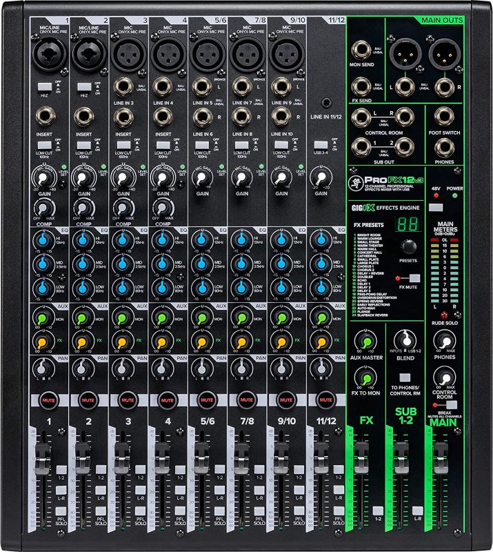 Mackie PROFX12-V3 Mixer - 12 Channel