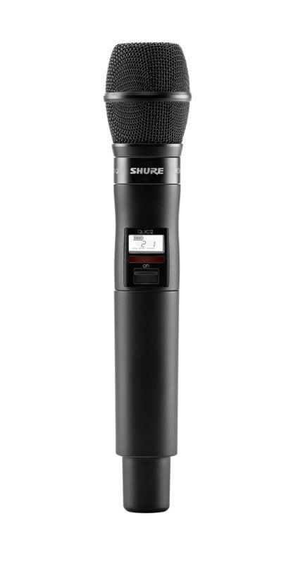 Shure QLXD2/KSM9-J50A Handheld Transmitter with KSM9 Capsule - J50 Band (572-616 MHz)