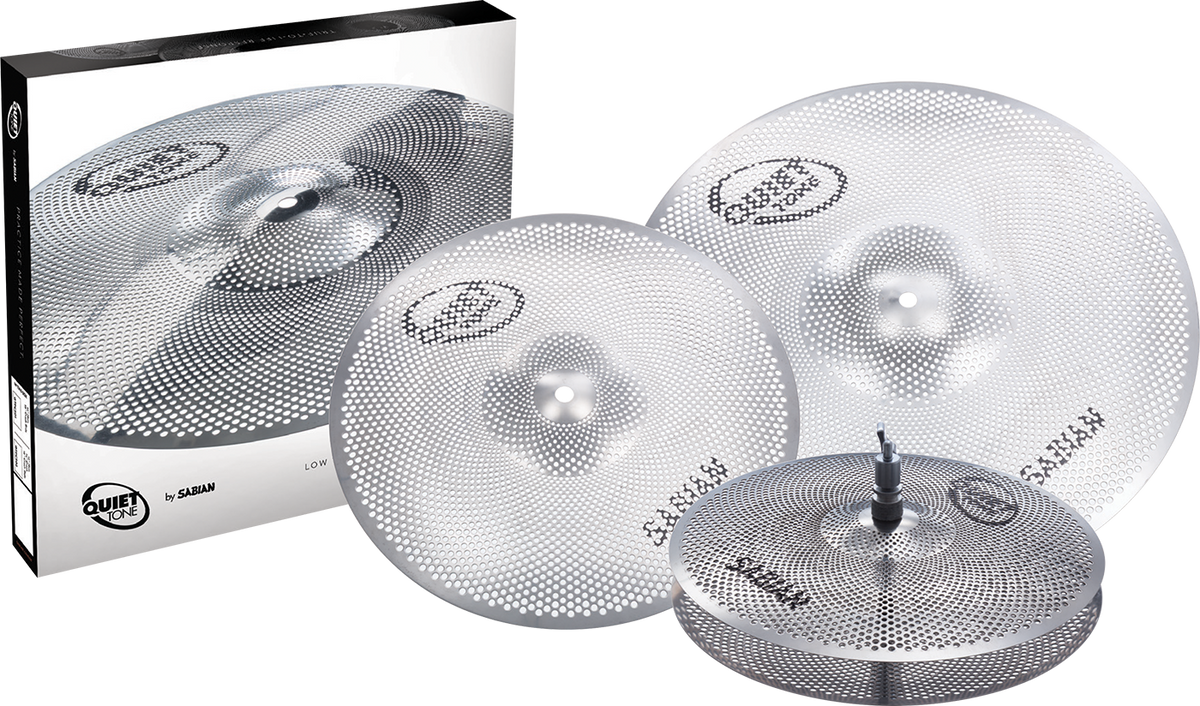 Sabian Quiet Tone Practice Cymbals Set Qtpc502