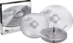 Sabian Quiet Tone Practice Cymbals Set Qtpc502