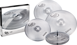 Sabian Quiet Tone Practice Cymbals Set Qtpc504