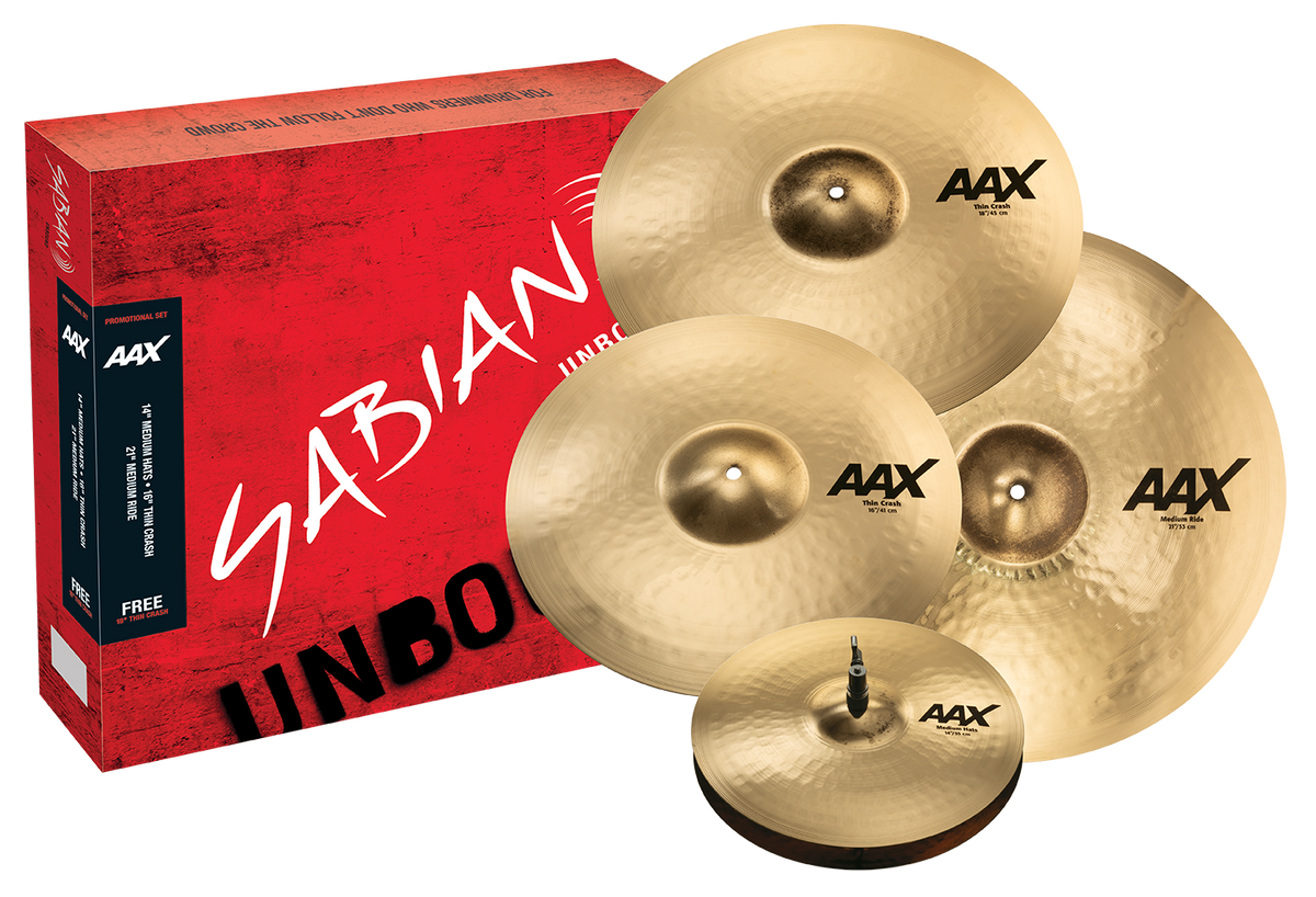 Sabian 25005XCPB AAX Promotional Set