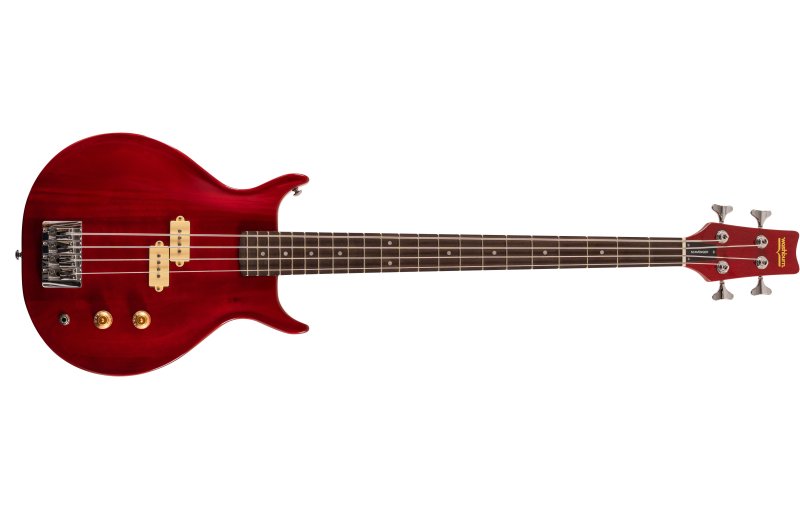 Washburn SB4R Wing Series Scavenger Electric Bass - Trans Red