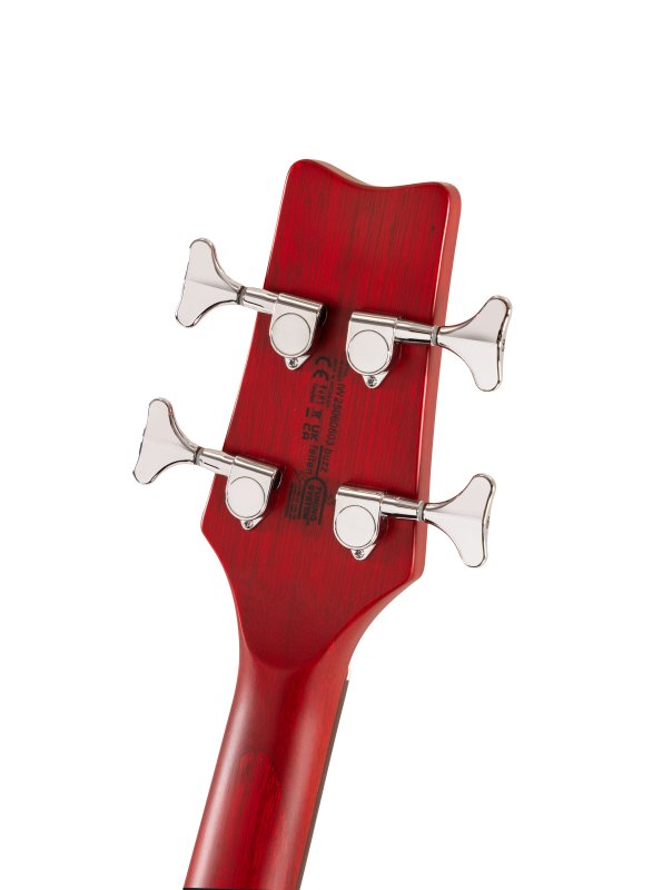 Washburn SB4R Wing Series Scavenger Electric Bass - Trans Red