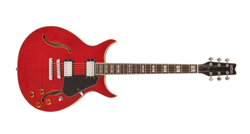 Washburn SH35TR Wing Series Semi Hollow Electric Guitar - Trans Red
