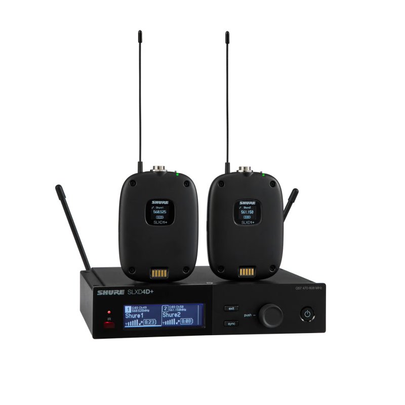 Shure SLXD14DPLUS-G57-U SLXD14D+-G57 SLXD Plus Bodypack Dig Dual System Freq G57