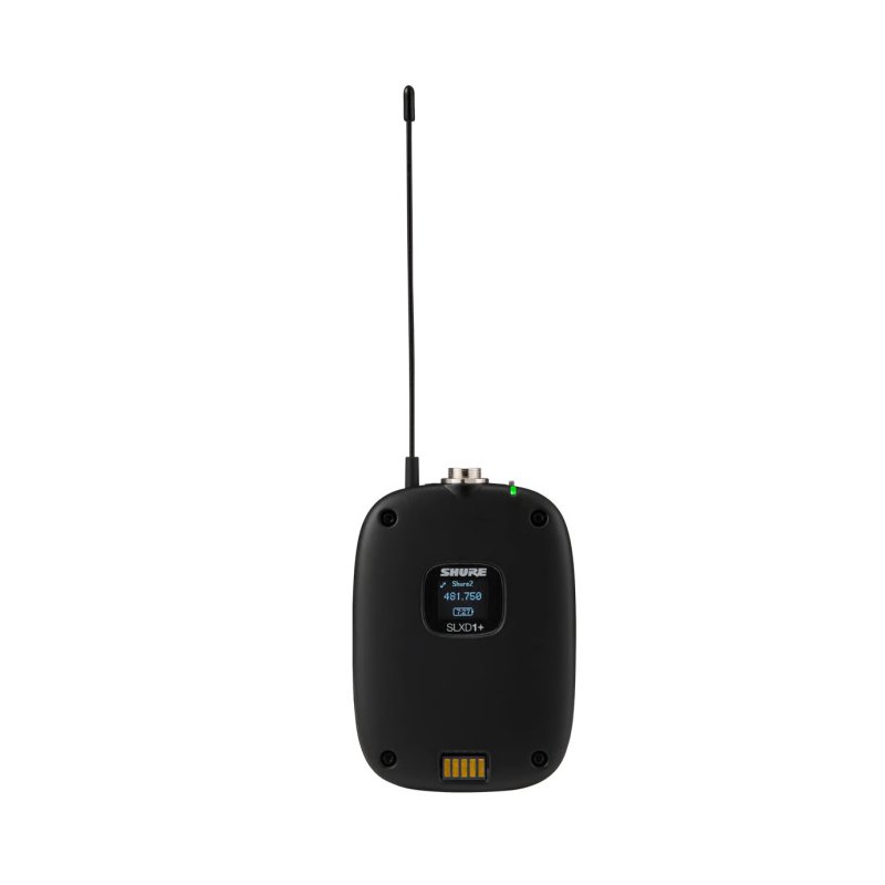 Shure SLXD14DPLUS-G57-U SLXD14D+-G57 SLXD Plus Bodypack Dig Dual System Freq G57