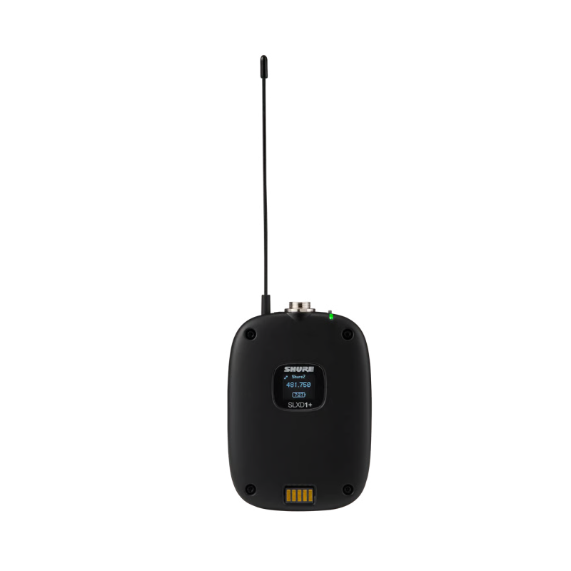 Shure SLXD14PLUS/153T-G57-U SLXD14+/153T-G57 SLXD Plus Bodypack Dig System with MX153T Lav Freq G57