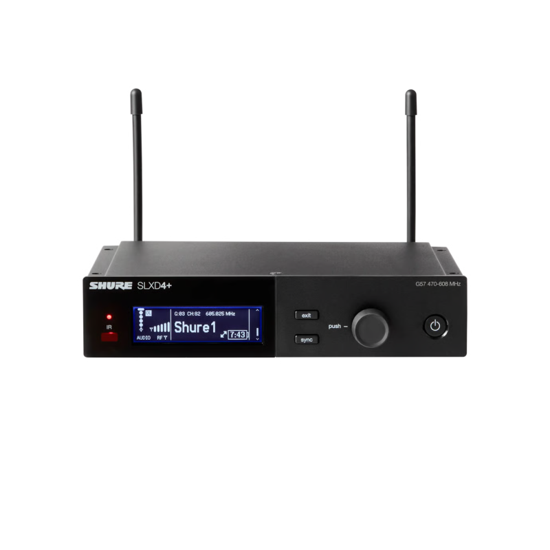 Shure SLXD14PLUS/93-G57-U SLXD14+/93-G57 SLXD Plus Bodypack Dig System with WL93 Lav Freq G57