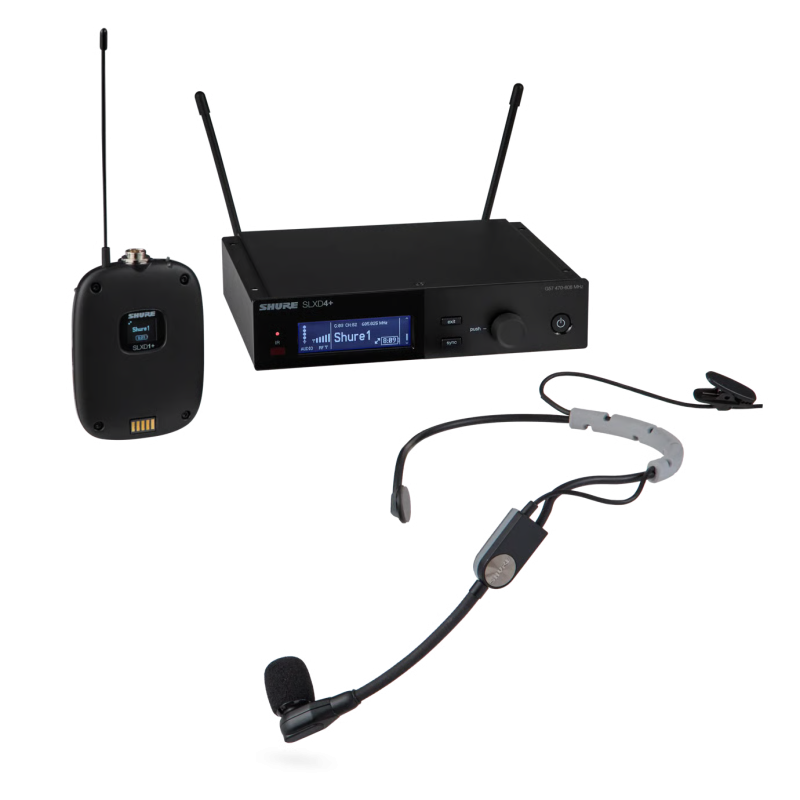 Shure SLXD14PLUS/SM35-G57-U SLXD14+/SM35-G57 SLXD Plus Bodypack Dig System with Sm35 Headset G57