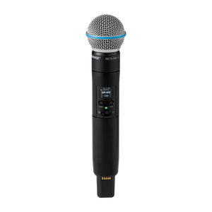 Shure SLXD24DPLUS/B58-G57-U SLXD24D+/B58-G57 SLXD Plus Dual HH Dig System with two Beta58A Tx Freq G57