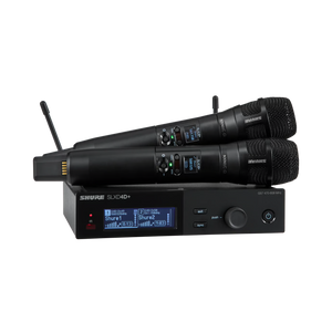Shure SLXD24DPLUS/N8C-G57-U SLXD24D+/N8C-G57 SLXD Plus Dual HH Dig System with two N8CB Tx Freq G57