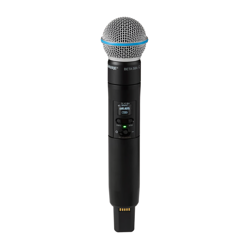 Shure SLXD24PLUS/B58-G57-U SLXD24+/B58-G57 SLXD Plus Handheld Dig System with Beta58A Tx Freq G57