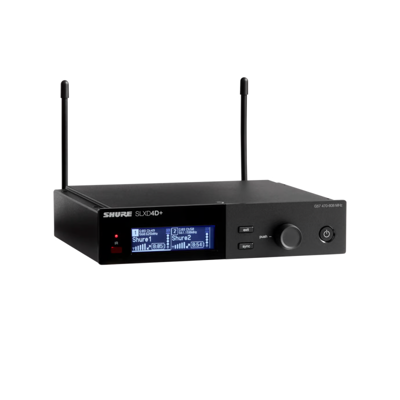Shure SLXD4DPLUS-G57-U SLXD4D+=-G57 SLXD Plus Dual Wireless Dig Rx Freq G57