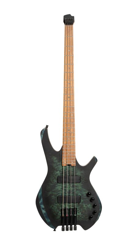 Cort Guitars Cort SPACE4SDG Artisan Series Space 4 Bass Guitar - Star Dust Green