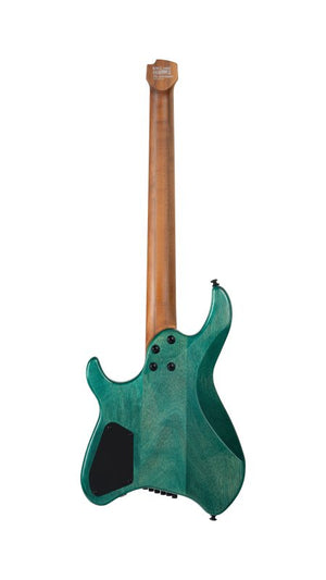 Cort Guitars SPACEG6MSSGTQ-U Cort Space 6GTR Multi-Scale Electric Guitar w/Gig-bag - Semi Gloss Turquoise