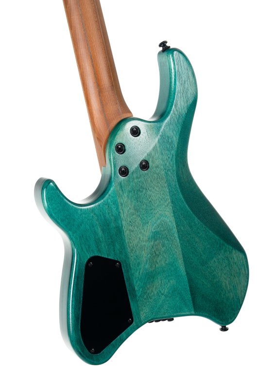 Cort Guitars SPACEG6MSSGTQ-U Cort Space 6GTR Multi-Scale Electric Guitar w/Gig-bag - Semi Gloss Turquoise