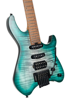 Cort Guitars SPACEG6TRSGLG-U Cort Space 6GTR Electric Guitar w/Gig-bag - Semi Gloss Lagoon