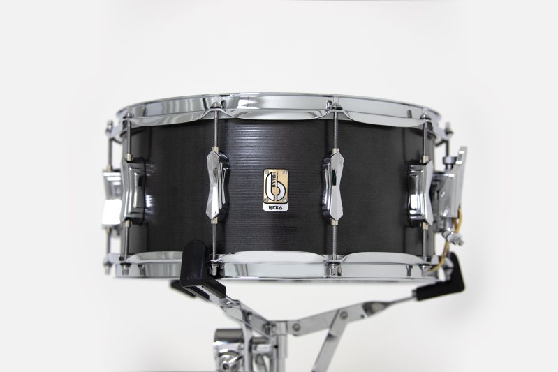 British Drum Co. TAL-14-65-SN Nicko McBrain Signature Series Talisman Steel Snare. 6 - 5" x 14"