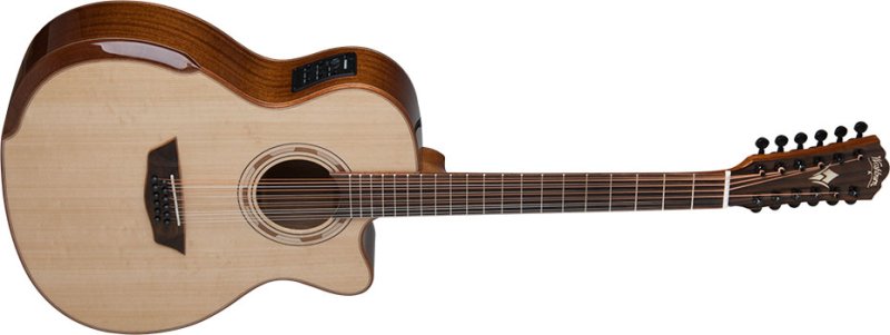 Washburn WCG15SCE12-O-U G15SCE-12 Comfort Deluxe Series Grand Auditorium (12 String) Acoustic Electric Guitar