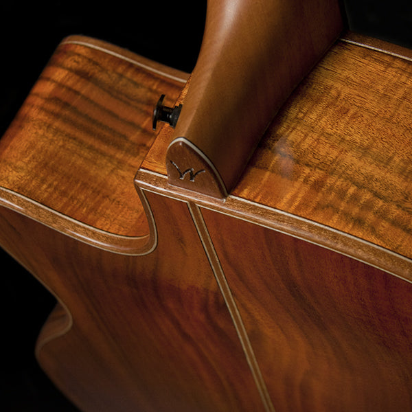 Washburn WCG55CE-O-U G55CE Comfort Deluxe 55 Series Grand Auditorium Cutaway Acoustic Electric Guitar - Koa