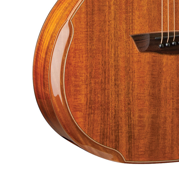 Washburn WCG55CE-O-U G55CE Comfort Deluxe 55 Series Grand Auditorium Cutaway Acoustic Electric Guitar - Koa