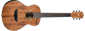 Washburn WCGM55K-D-U G-Mini 55 Comfort Series 7/8 Size Grand Auditorium Acoustic Guitar - KOA