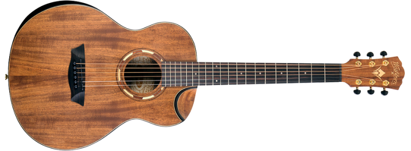 Washburn WCGM55K-D-U G-Mini 55 Comfort Series 7/8 Size Grand Auditorium Acoustic Guitar - KOA