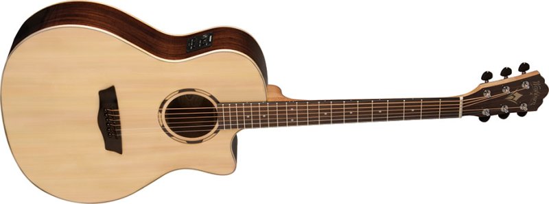Washburn WLO20SCE-O-U O20SCE Woodline 20 Series Orchestra Cutaway Acoustic Electric Guitar
