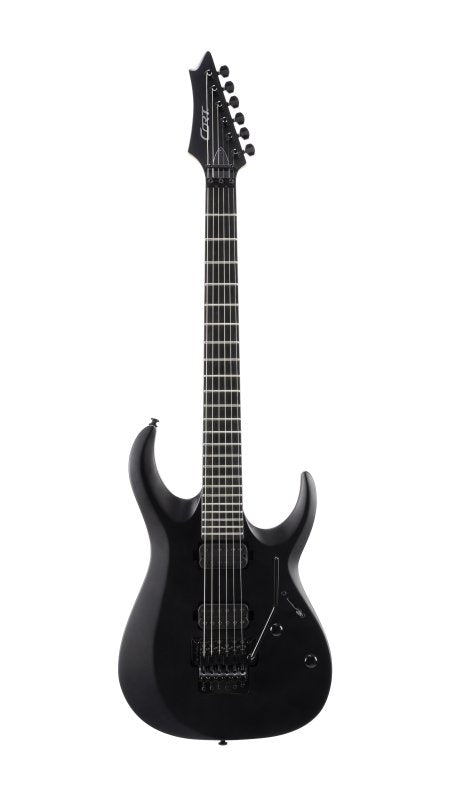 Cort Guitars Cort X500MENACE Double Cutaway Electric Guitar - Black Satin