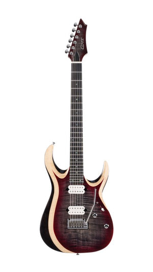 Cort Guitars Cort X700DUALITYII-LVB X Series Duality II Double Cutaway Electric Guitar - Lava Burst